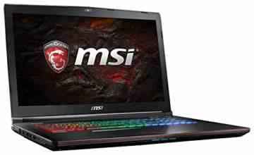 MSI GE72VR 7RF-270DE Apache Pro (43,9 cm/17,3 Zoll) Gaming-Notebook (Intel Core i7-7700HQ, 16GB RAM, 1 TB HDD + 256 GB SSD, Nvidia GeForce GTX 1060, Windows 10 Home) schwarz