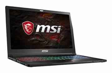 MSI GS63VR 7RF-214DE Stealth Pro (39,6 cm/15,6 Zoll) Gaming-Notebook (Intel Core i7-7700HQ, 16GB RAM, 2 TB HDD + 256 GB SSD, Nvidia GeForce GTX 1060, Windows 10 Home) schwarz