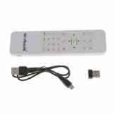 MagiDeal 2.4G Air Drahtlose Maus USB 2.0 Empfänger Tastatur-Fernbedienung Für TV Box PC – Schwarz