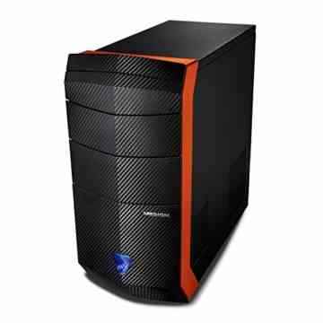 Medion P5369I Erazer Desktop PC (Intel Core i7-6700, NVIDIA GeForce GTX 1070 Founders Edition Grafikkarte, 8GB GDDR5 Speicher, 1TB HDD Festplatte, HDMI-Audio-/Video-Ausgang, Win 10 Home) schwarz