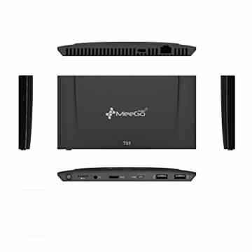 MeeGOPad T09 4GB RAM Type-C Mini PC Box,Licensed Windows 10 Intel x5-Z8350 Dual Band Wifi 2.4g/5g 1000Mbps LAN Compute Stick(Black)
