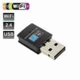 Mini 300Mbps WiFi USB Adapter Wifi/Wireless/LANComplies with 802.11 BGN Standards Windows 2000/XP/Vista/Linux/MAC OSx