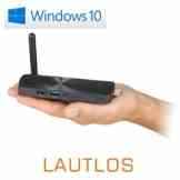 Mini PC – CSL PC on a Stick 4K / Win 10 Pro – Silent HDMI-Stick mit Intel QuadCore CPU 1840MHz, 32GB SSD, 4GB RAM, Intel HD Graphics, WLAN, USB, HDMI, microSD, Bluetooth, Windows 10 Pro