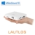 Mini PC – lautlose CSL Narrow Box 4K / Win 10 weiß – Silent-PC mit Intel QuadCore CPU 1840MHz, 32GB SSD, Intel HD, WLAN, USB 3.1, HDMI, SD, Bluetooth, Windows 10