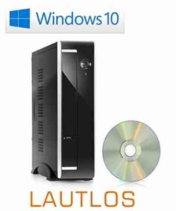 Mini-PC CSL Ultra Silent J3455-2 / Win 10 – Intel J3455 QuadCore-CPU 4x 1500 MHz, 240GB SSD, 8192 MB DDR3, Intel HD Graphics, GigLAN, 7.1 Sound, USB 3.1