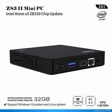 Mini-PC Desktop Beelink Z83-II Windows x5-Z8350 Intel Atom 2GB / 32GB 1000M / LAN 2.4 / 5.8G WiFi BT 4.0