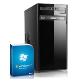 Multimedia PC IDV A10-6700 inkl. Windows 7 Professional – AMD Quad-Core A10-6700 4x 3700 MHz, 16GB RAM, 120GB SSD, 1TB HDD, 300MBit/s WLAN, 10in1 CardReader