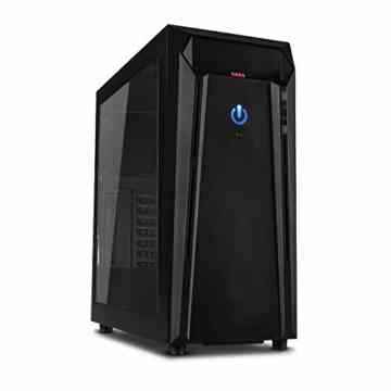 N21-02 Arthurus Gaming ATX PC MidiTower Gehäuse USB 3.0 Fontanschluss grosses Fenster ohne Netzteil für grosse Grafikkarten geeignet