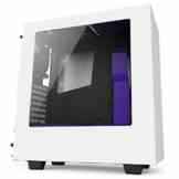 NZXT CA-S340W-W2 „S340 Steel ATX“ Mid Tower Hülle matt weiß/lila