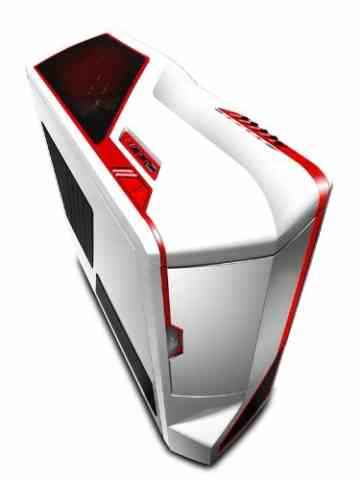 NZXT Phantom Big-Tower PC ( E-ATX, 5x 5,25 extern, 7x 3,5/2,5 intern, 4x Lüfter, USB 3.0) weiß/rot