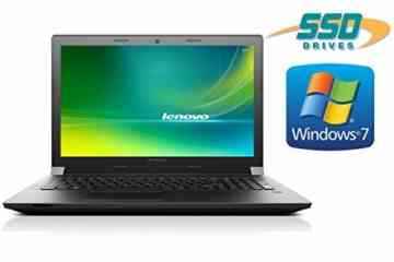 Notebook Lenovo B50, 256GB SSD + 1000GB HDD, 39cm (15.6″) mattes Display, Windows 7 Professional + Office