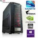 PC24 SLI GAMER PC | INTEL i7-7700K @4×4,50GHz | 500GB Samsung M.2 960 | 2x nVidia GF GTX 1070 mit 8GB RAM | 32GB DDR4 PC2133 RAM | Gigabyte AORUS GA-Z270X-Gaming K5 | Windows 10 Pro | i7 Gaming PC