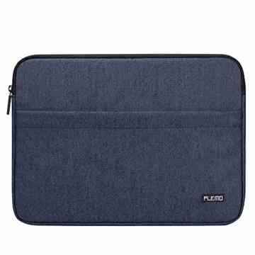 Plemo Laptophülle Hülle Tasche Sleeve Schutzhülle für 15 – 15,6 Zoll Laptop / MacBook Air / MacBook Pro / Notebook-Computer, Denimblau