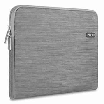 Plemo Laptophülle, Tasche für 38,1-39,6 cm (15-15,6 Zoll) Laptop / Notebook Computer / MacBook / MacBook Pro, Grau