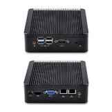 Qotom Mini PC with 2 LAN and serial port, 2GB RAM 16GB SSD, bay trail j1800 Mini PC Windows 7 Windows 8 Windows 10 Linux