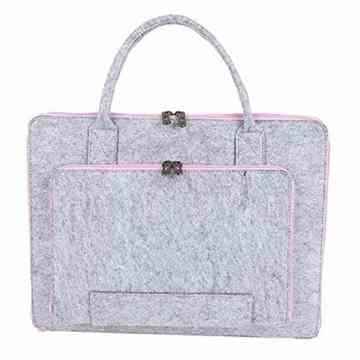 Qutool 11-17 Zoll MacBook Air Pro Hülle/ Schutzhülle / Hülle aus Filz passend für 11″ 12″ 13″ 15″17″Apple Notebook & Laptop Filz Sleeve Hülle /Schutz Hülle mit Zusatzfächern