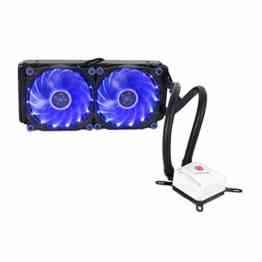 RGB 2 * Lüfter 240 mm Wasserkühlung Xagoo CPU Kühler mit Kühler