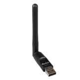 Racksoy 150 Mbit/s WLAN Mini Stich Wifi Adapter Wireless Dongle mit abnehmbarer Antenne, Wireless LAN, USB 2.0 Stick, Mini Dongle 802.11n/b/g, SMA Buchse 150 54, Windows 7 + Windows 8 + Windows 8.1, Windows 10