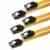 SET – 3x Poppstar S-ATA 3 Kabel SATA 3 HDD / SSD PREMIUM Datenkabel mit jeweils 2x 7-pin-Clip-Stecker gerade / Länge: 0,5m / schnelle Datenübertragung mit bis zu 6 GBit/s / gelb