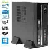 SNOGARD BasicLine lautlos PC | Intel® Celeron J3455 Quad-Core Prozessor, Intel HD 500 Grafik, 4GB DDR3 RAM, 120GB SSD + DVD±RW • Silent Home Business & Multimedia Center Desktop Computer