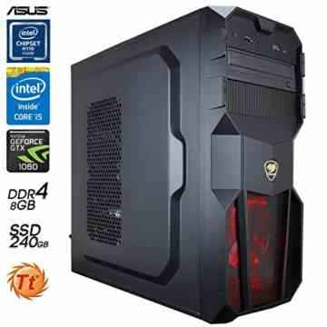 SNOGARD GAMER PC | i5-6500 | 8GB DDR4 | 240GB SSD | 3GB GTX1060 HDMI/DVI/VGA mit DirectX12 Technology Gaming Computer | Desktop PC | Gamer Rechner