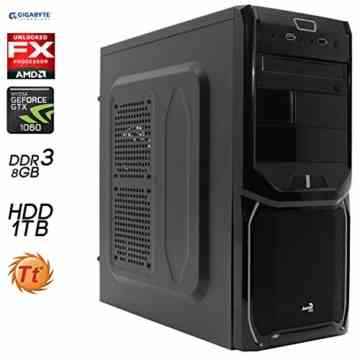 SNOGARD Gaming PC AMD FX-6300 6x 3.50GHz • 3GB nVidia GeForce GTX1060 • 8GB DDR3-RAM • 1TB HDD • DVD±RW • Entry-Gaming / Multimedia • Gamer PC • Gaming Computer • Desktop PC • Gamer Rechner