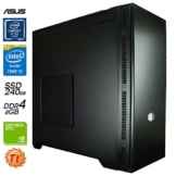 SNOGARD MediaLine PC ohne Betriebssystem | Intel Core i5-6500 CPU | 8GB DDR4 | 240GB SSD + 3TB HDD | 4GB Nvidia GF GTX1050 Ti • Home & Office Business & Multimedia Desktop Computer Workstation + Gaming