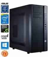 SNOGARD MediaLine Windows 10 Professional Studio Desktop Computer | Intel Core i3-6300 CPU | 16GB DDR4 | 240GB SSD + 2TB HDD | 4GB Nvidia GF GTX 1050 Ti • Home & Office Business & Media Workstation