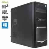 SNOGARD OFFICE / MULTIMEDIA PC | Pentium J4205 | 8GB DDR3 | 240GB SSD | DVD-RW |Windows 10Pro