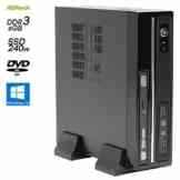 SNOGARD OFFICE PC | Intel J3160 | 8GB DDR3 | 240GB SSD | Windows 10 Pro ESD | Direct X12 | USB 3+ | OnBoard Sound Slim Desktop-PC • Mini Desktop Multimedia Computer