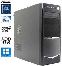 SNOGARD Office / Multimedia PC inkl. Windows 10 Pro 64Bit! | Pentium G4400 | 8GB DDR4 | 1TB HDD| HD 510 | H110 | USB 3.0 | 7.1 Sound