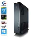 SNOGARD Ultra Mini Gaming PC incl. Windows 10 | Intel Core i7-7700 Kaby Lake, 8GB Nvidia GeForce GTX 1080, 16GB DDR4 RAM, 512GB M2 SSD • Slim Desktop Komplett System | Mega Power PC im Konsolen Format