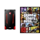 Set: MSI Nightblade MI2 Desktop-PC (Intel Core i7 6700 , 8GB RAM, 1TB HDD + 128GB, NVIDIA GeForce GTX 960, Win 10 Home) + Grand Theft Auto V