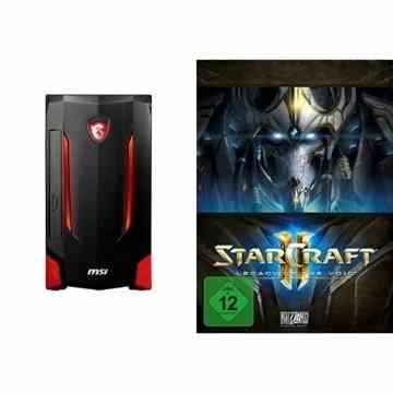 Set: MSI Nightblade MI2 Desktop-PC (Intel Core i7 6700 , 8GB RAM, 1TB HDD + 128GB, NVIDIA GeForce GTX 960, Win 10 Home) + StarCraft II: Legacy of the Void