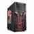 Sharkoon DG7000 PC-Gehäuse mit Window Kit (2x USB 3.0, 2x USB 2.0, 3x 140 mm LED-Lüfter) rot