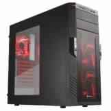 Sharkoon T28 PC-Gehäuse (ATX, 2x 5,25 extern HDD, 8x 3,5 intern HDD) rot