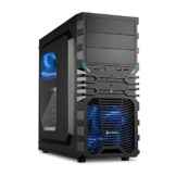 Sharkoon VG4-W PC-Gehäuse mit Window Kit (2x USB 3.0, 2x USB 2.0, ATX) schwarz