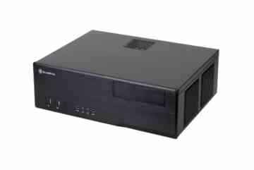 SilverStone SST-GD05B USB 3.0 – Grandia HTPC Micro-ATX Computer-Gehäuse, mit hochleistungsfähigem und geräuscharmem Kühlsystem, schwarz