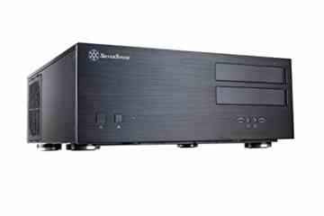 SilverStone SST-GD08B – Grandia HTPC ATX Computer-Gehäuse, mit hochleistungsfähigem und geräuscharmem Kühlsystem, schwarz