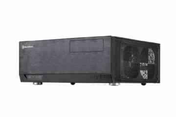 SilverStone SST-GD09B – Grandia HTPC ATX Computer-Gehäuse, mit hochleistungsfähigem und geräuscharmem Kühlsystem, schwarz