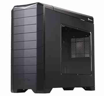 SilverStone SST-RV02B-EW USB 3.0 – Raven Big Tower SSI-CEB/ATX Gaming Computer-Gehäuse, mit hochleistungsfähigem und geräuscharmem Kühlsystem, mit Fenster, schwarz