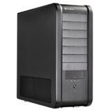 Silverstone SST-TJ07B TemJin Big-Tower PC-Gehäuse (micro-ATX, 7x 5,25 externe, 6x 3,5 interne, USB 3.0) schwarz