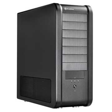 Silverstone SST-TJ07B TemJin Big-Tower PC-Gehäuse (micro-ATX, 7x 5,25 externe, 6x 3,5 interne, USB 3.0) schwarz