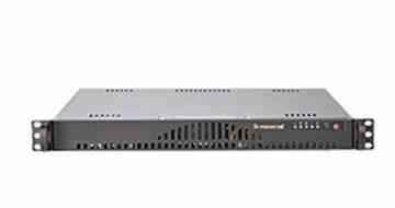 Super Micro CSE-512L-260B 1U Server Gehäuse (ATX, 260 Watt Stromversorgung) schwarz
