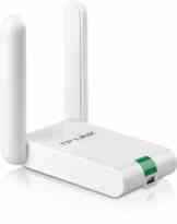 TP-Link TL-WN822N High Gain WLAN Adapter V4 (bis zu 300Mbit/s, WPS, Externe High-Gain-Antenne, mit USB-Verlängerungskabel, unterstützt Windows 10/8.x/Vista/7/XP, kompatibel mit Raspberry Pi) weiß
