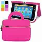 Tablet Schutzhülle, Evecase Neopren Tablet Schutzhülle mit Griff für Dragon Touch X10, Lenovo Tab 2, Vtech Innotab MAX – 10 Zoll / Hot Pink