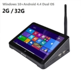 Tablet computer, tablette, Mini PC, TV box, original PIPO X8 Mini PC Intel Z3736F Quad Core Windows 10 &Android 4.4 Dual OS TV BOX 2GB / 32GB TV Box 7 Inch Screen