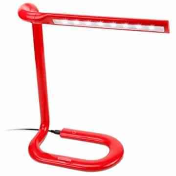Tastaturlampe für Lenovo G50-30 , Odys Winpad V10 , Asus F205TA-BING-FD018BS und mehr Geräten – Dimmbar , USB betrieben , 1.6 Watt , kompakt & zusammenklappbar , ENHANCE LED Flex , Rot