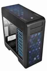 Thermaltake CA-1B6-00F1WN-00 Core V71 Full-Tower PC-Gehäuse (ATX, micro-ATX, 2x 5,25 externe, 8x 3,5 interne, 2x USB 2.0, 2x USB 3.0) schwarz