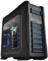 Thermaltake Chase A71 LCS Big Tower Gaming PC-Gehäuse inkl. HDD-Dockingstation (5x 2,5/3,5 HDD, 2x USB 3.0) schwarz